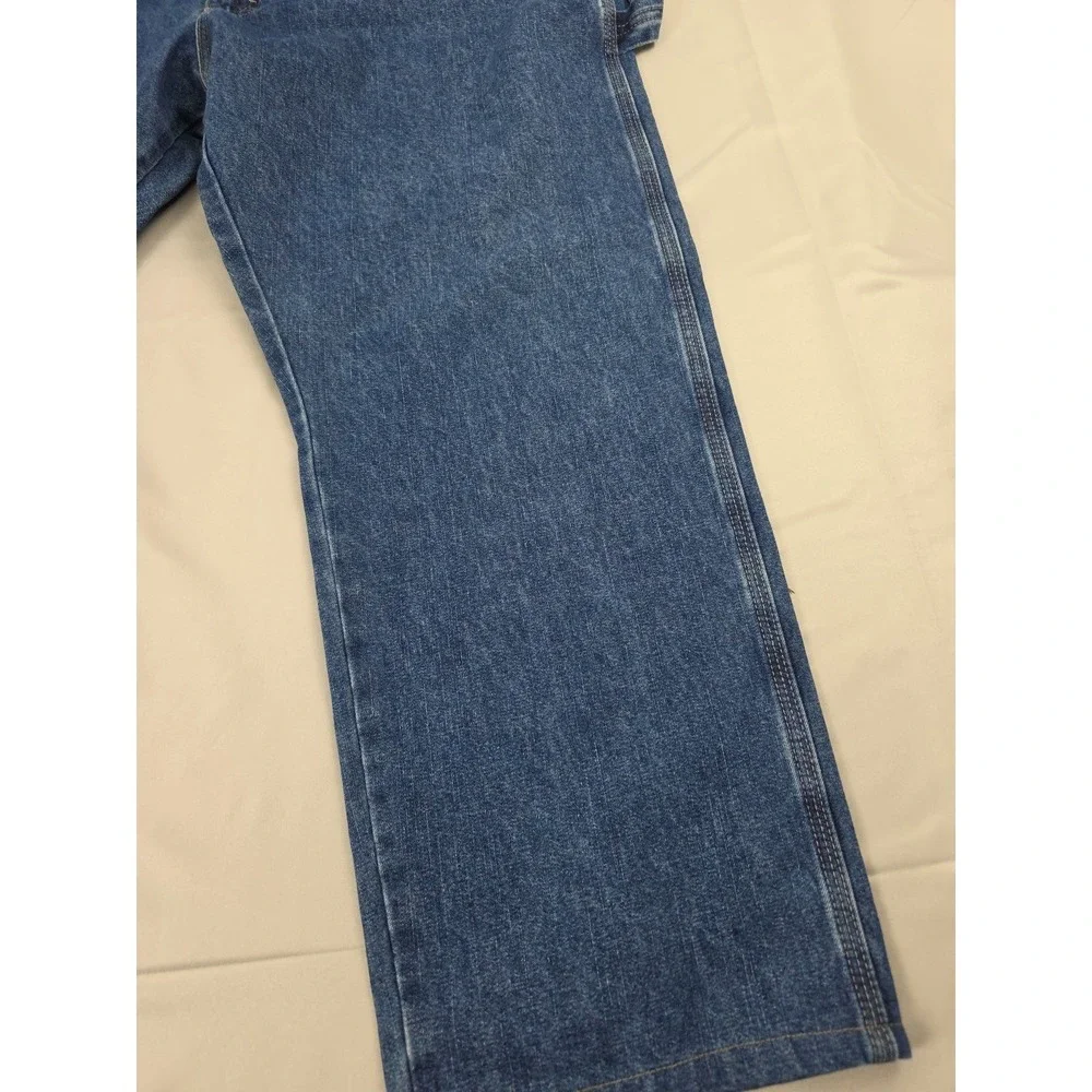 Wrangler Jeans Mens Carpenter 44x32 Blue Relaxed Baggy